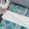 Designart 'Natural Blue Circle' Geometric Bedding Set - Duvet Cover & Shams